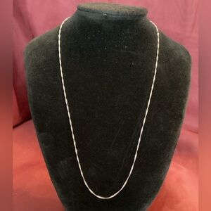 Silver Twist Necklace